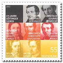 Die Göttinger Sieben – Briefmarke